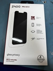 NEW ZAGG InvisibleShield Glass Elite Privacy 360 Apple iPhone 13 Pro Max -SEALED - Picture 1 of 2