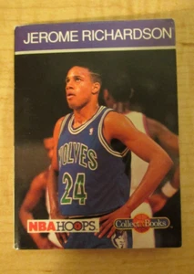 1990-91 NBA Hoops Collect-A-Books Jerome "Pooh" Richardson #45 Minnesota - Picture 1 of 5