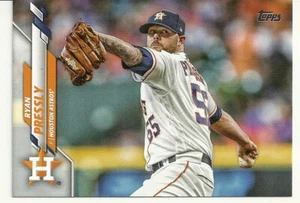  2020 TOPPS BASEBALL - RYAN PRESSLY - ADVANCED STATS PARALLEL - #163 - ASTROS - Picture 1 of 1