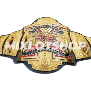 TNA X Division Gold Wrestling Championship Title Belt - Picture 1 of 3