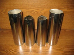 1999 VN1500 FRONT FORK PIPE UPPER + LOWER COVER SET KAWASAKI VULCAN VN 1500 - Picture 1 of 5