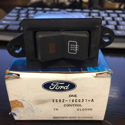 NUEVO INTERRUPTOR DESCONGELADOR CALENTADOR VENTANA TRASERA AEROSTAR 1986-1991 GENUINO E69Z18C621A Foto 1 de 2
