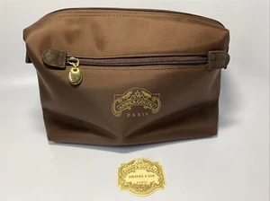 Annick Goutal Brown Nylon Toiletry Bag Dopp Case  - Picture 1 of 6