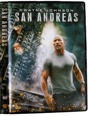 San Andreas: Brad Peyton Disaster Rampage (DVD, 2015, LN) Dwayne Johnson - Image 1 of 4
