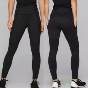 Athleta High Traverse Running Tight Women's Black Leggings Size XS - Picture 1 of 10