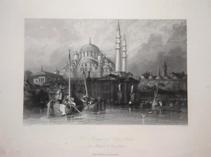 TURQUÍA - ESTAMBUL - LA MEZQUITA DE YENI JAMI, 1840. - Imagen 1 de 1