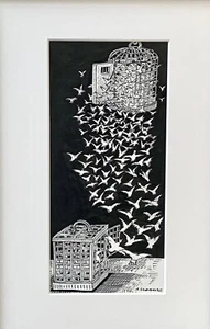 Original Cartoon Artwork by Andrzej Krauze re Berlin Reunification Guardian 1992 - Picture 1 of 11