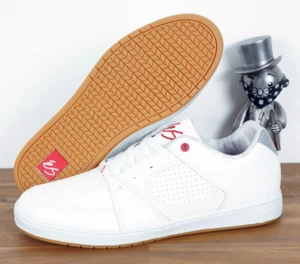 Zapatos de skate de skate éS Es Shoes Accel Slim White Silver Leather 9/42 - Imagen 1 de 1