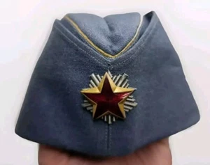 Yugoslav Air Force Officer Titovka Cap Yugoslavia JNA RV i PVO SFRJ - Picture 1 of 4