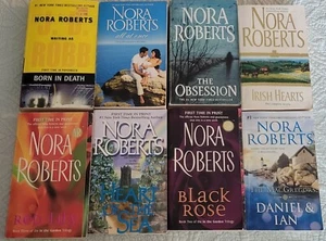 Mixed Lot of 8 Nora Roberts Paperback Books PB Book - Picture 1 of 9