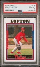2005 TOPPS #420 KENNY LOFTON PHILLIES POP 5 PSA 10 B3727386-530
