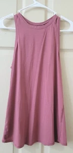 Lululemon rosa Tanktop hochgeschlossen hinten geschlitzt OHNE ETIKETT * SIEHE BILD Maße  - Bild 1 von 11