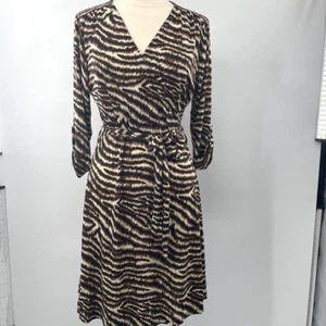 Vestido elástico estampado animal talla grande L MT COLLECTION para mujer NUEVO - Imagen 1 de 10