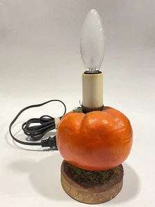 Vintage Halloween Pumpkin Light Candolier Window Candle Decoration - Picture 1 of 4