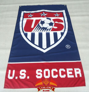 Team USA Soccer Soccer Banner Flag Custom Football Flag