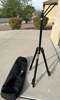 Manfrotto 3422 Head & 3011BN 055AB Tripod - Made in Italy - Bogen - Image 1 of 4