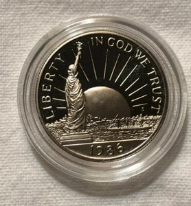 1986 S Liberty Commemorative Proof Half Dollar - Picture 1 of 4