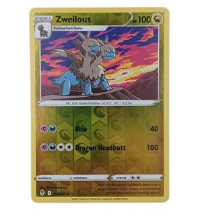 Reverse Holo Zweilous 114/203 Uncommon Evolving Skies Pokemon TCG - Picture 1 of 2