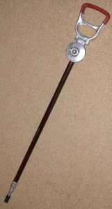Antique Field Folding Shooting Stick Cladded Leather Handles By Mills Munitions - Picture 1 of 16