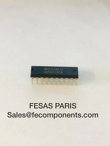 SN74HC245N Circuits Intégrés (IC), Transceiver, Entrée 2 V à 6 V, DIP-20 10Pcs/L - Picture 1 of 2