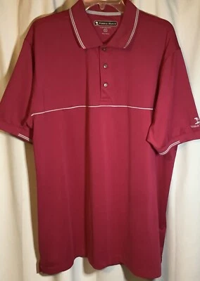 Pebble Beach Performance Golf Polo Shirt Mulberry Pink, Short Sleeve , Sz XL - Image 1 of 4