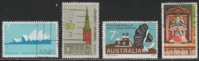Australia 1973 SC# 584 - 589 - Four Different stamps - Used Lot # 097 - Image 1 of 2