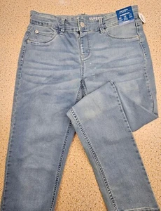 Arizona Jean Co Superflex Junior Girls Plus Size 16.5 Blue Jean Jeggings NWT - Picture 1 of 13