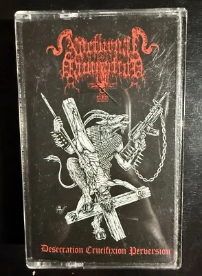 Nocturnal Damnation - Desecration, Crucifixion, Perversion tape 2014 reissue. - Image 1 of 2