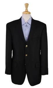 John W Nordstrom x Loro Piana 100% Cashmere Black 3-Btn Blazer Jacket 40R - Picture 1 of 11