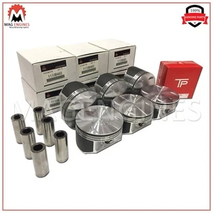 1110B460 GENUINE PISTONS & RING SET MITSUBISHI 6G75 FOR PAJERO MONTERO 3.8 LTR - Picture 1 of 6