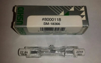 USHIO bulb lamp SM-18366 22.8V 75W 8000118 - Image 1 of 2