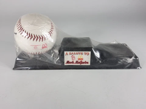 St. Louis Cardinals Salute To Mark McGwire McDonalds Baseball Display Set MLB Cover