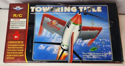 Vintage Towering Title Radio Control Vertical Flying Rocket - New/Open Box - Image 1 of 4