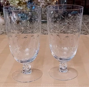 Fostoria Christina VTG Hand-Cut Crystal Iced Tea Beverage Juice Glass 6030 Stem - Picture 1 of 12