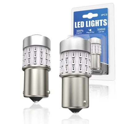 Bombillas LED de respaldo inverso Red Bright 1156 7506 2800K Canbus sin errores 2x Foto 1 de 4