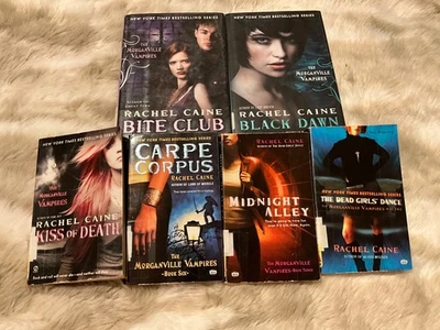 Rachel Caine, Morganville Vampires Series Lot of 6 - 2HC & 4 PB (Library copies) - Image 1 of 4