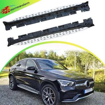 Running Boards for Mercedes Benz GLC X253 2016-2022 Side Step Nerf Bar Sideboard - Изображение 1 из 4