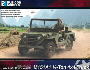 Rubicon Models M151A1 4x4 Utility Truck 1/56 28mm US GIs Vietnamkrieg - Bild 1 von 1