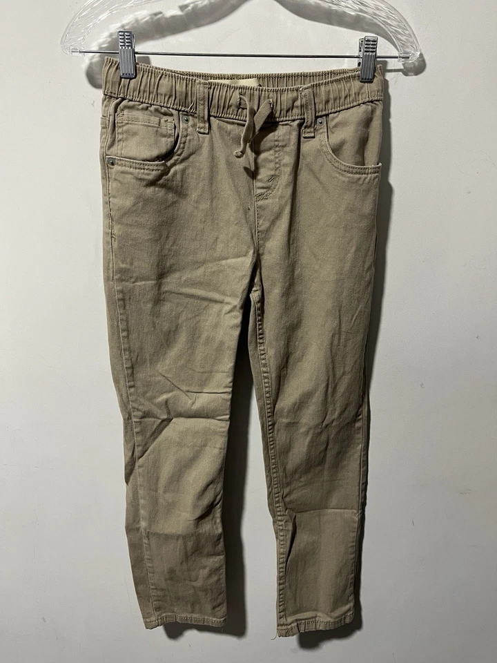 Levi’s Levis Boys Pull On Pant Size 12 Reg Khaki 26 W 27 L Youth Pants  - Image 1 of 4