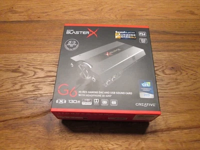 Creative Sound BlasterX G6 – Externe USB-Soundkarte | 7.1 Surround | mit OVP  - Bild 1 von 4