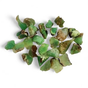 Chrysoprase Natural Rough Pieces Indonesia 18.2 grams - Picture 1 of 1