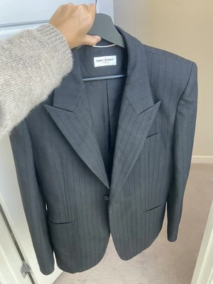 Blazer Saint Laurent talla 50 XL a rayas Foto 1 de 4