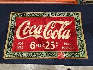 Coca Cola Badteppich Brandneu Vintage 100% Nylon 35x22" Fußmatte Selten (J2) - Bild 1 von 4
