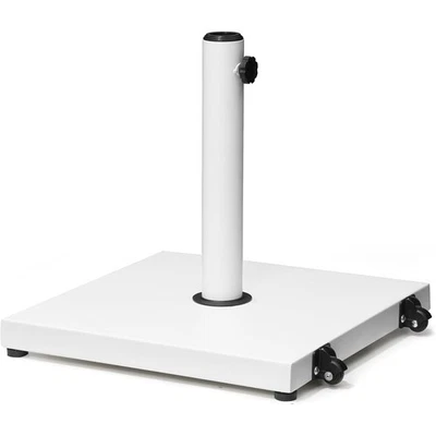 Base de paraguas de hormigón con ruedas acero resistente exterior patio estabilidad nuevo Foto 1 de 4