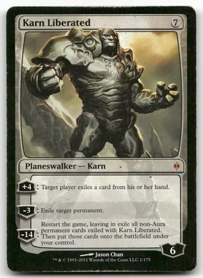 Karn Liberated #1 (HP) New Phyrexia NPH Magic MTG - Image 1 of 2