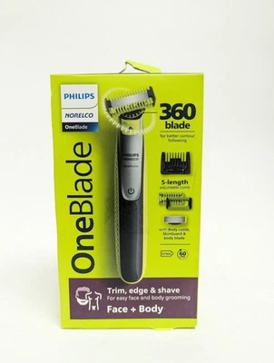 Philips Norelco OneBlade 360 Face + Body Hybrid Trimmer & Shaver - QP2834/70 - Image 1 of 2