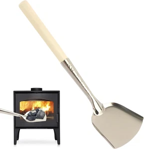 EMVANV Fireplace Ash Shovel, Long Handle Fire Pit Shovel, Pizza Oven Cleaner wit - Picture 1 of 12