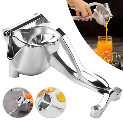 Zitronenpresse Aluminium aftpresse Manuelle Zitruspresse Handpresse Entsafter - Bild 1 von 4