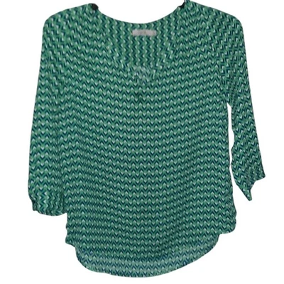 Dalia Green Blouse Size Small - Image 1 of 4