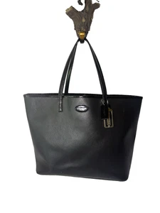 Coach Metro Leder Tasche F31326 Schwarz Schultertasche Handtasche - Bild 1 von 17
